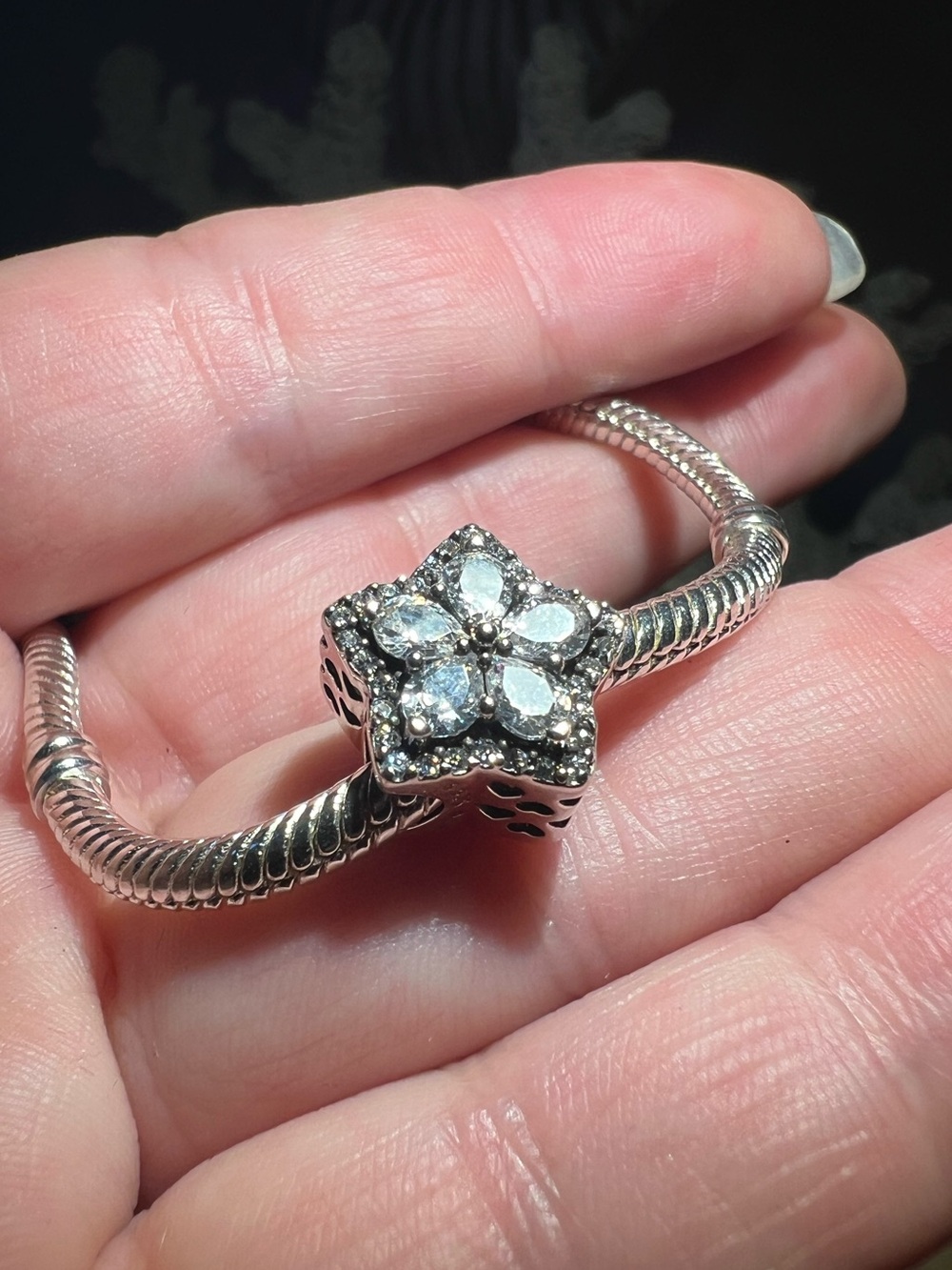 Sparkling Snowflake Charm - Picture 11 of 15